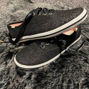 Black glittery Kate Spade KEDS